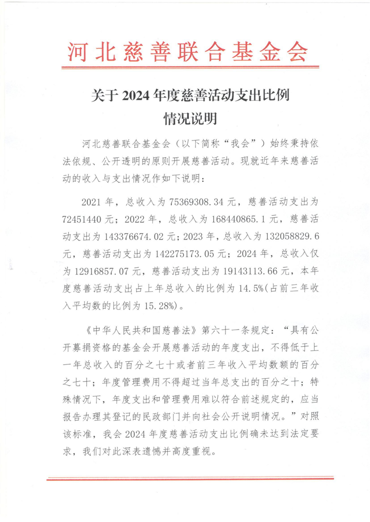 关于2024年度慈善活动支出比例情况说明_01.jpg